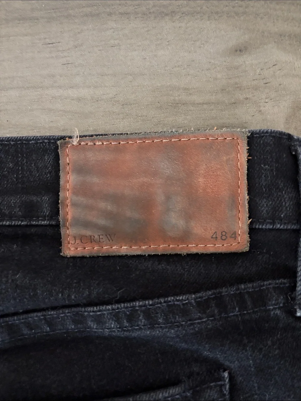 J. Crew 484 Slim Straight Jeans in Black